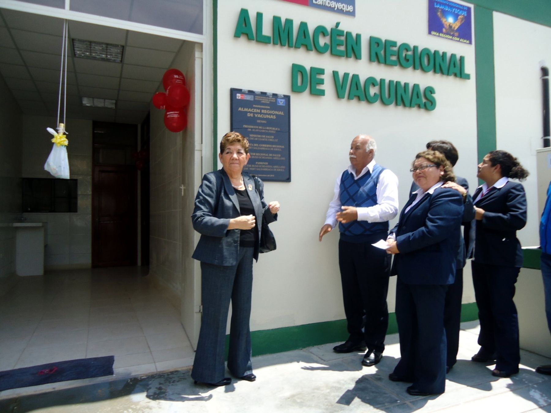 El almacén regional de vacunas de Lambayeque tiene capacidad para almacenar 40,000 litros. Foto: Gobierno regional de Lambayeque.