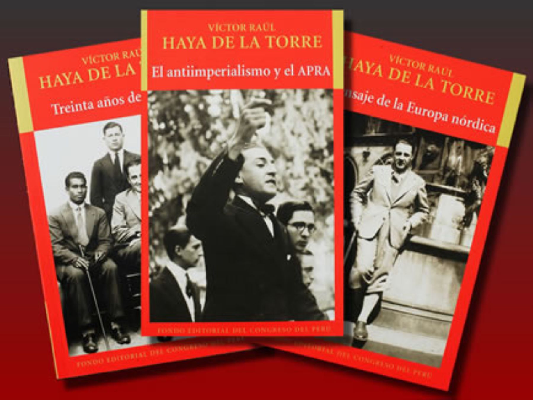 Libro “Víctor Raúl Haya de la Torre. Obra escogida”. oto: ANDINA/Diusión.