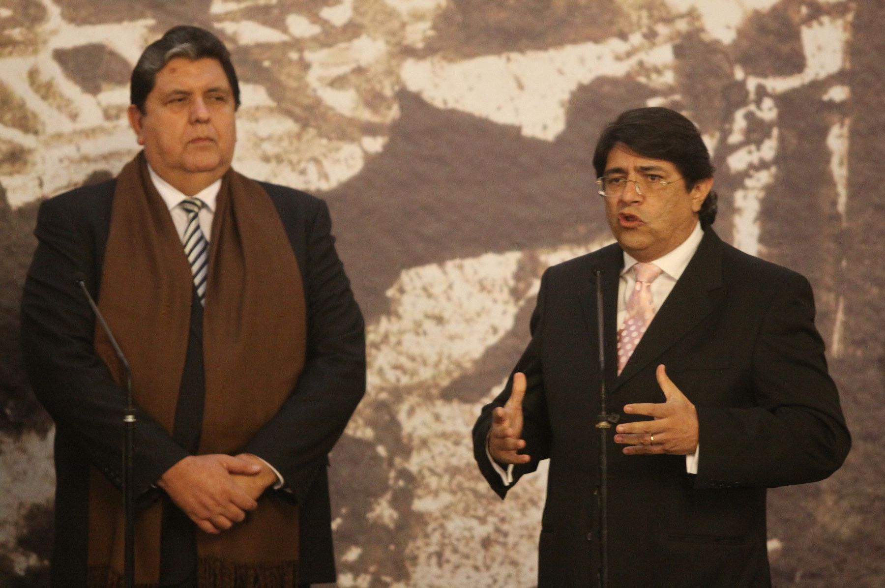El Presidente Alan Garcìa participa en ceremonia por centenario de encuentro de Machu Picchu con el Occidente.Foto: ANDINA/Jessica Vicente