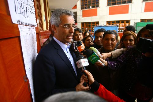Líder de Somos Perù, Fernando Andrade. Foto: ANDINA/Cesar García