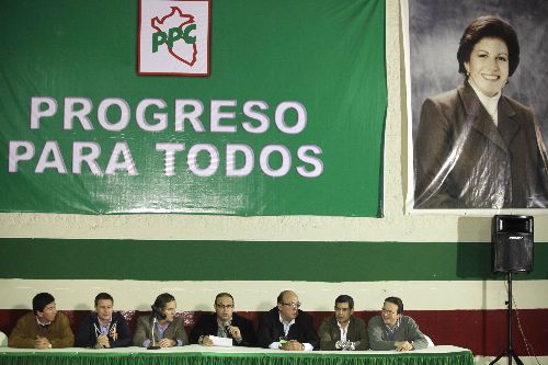 Conferencia de prensa del PPC-UN. Foto: ANDINA/Alberto Orbegoso.