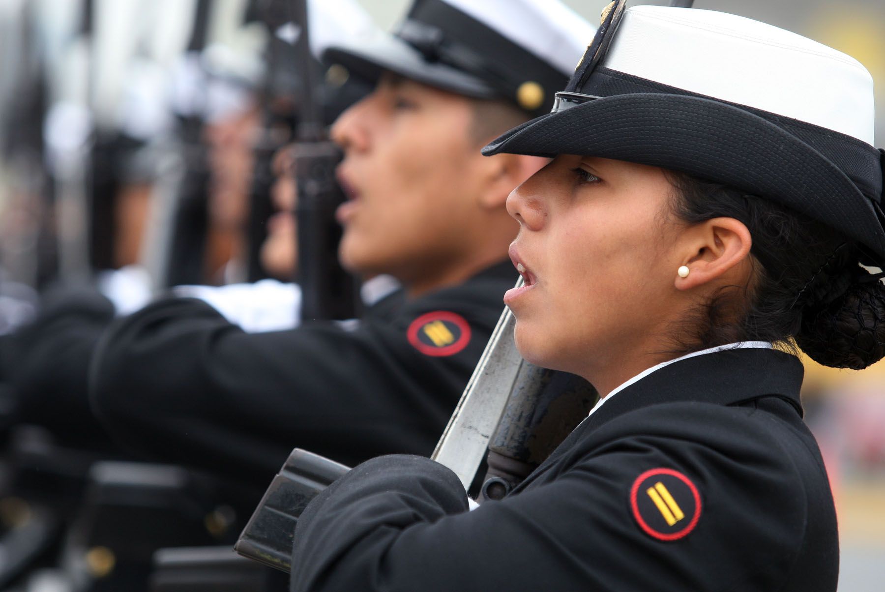 Ceremonia de aniversario por el Combate Naval de Angamos y creación de la Marina de Guerra del Perú en la Plaza Grau, en el Centro de Lima.
Foto: ANDINA/Gustavo Sánchez
