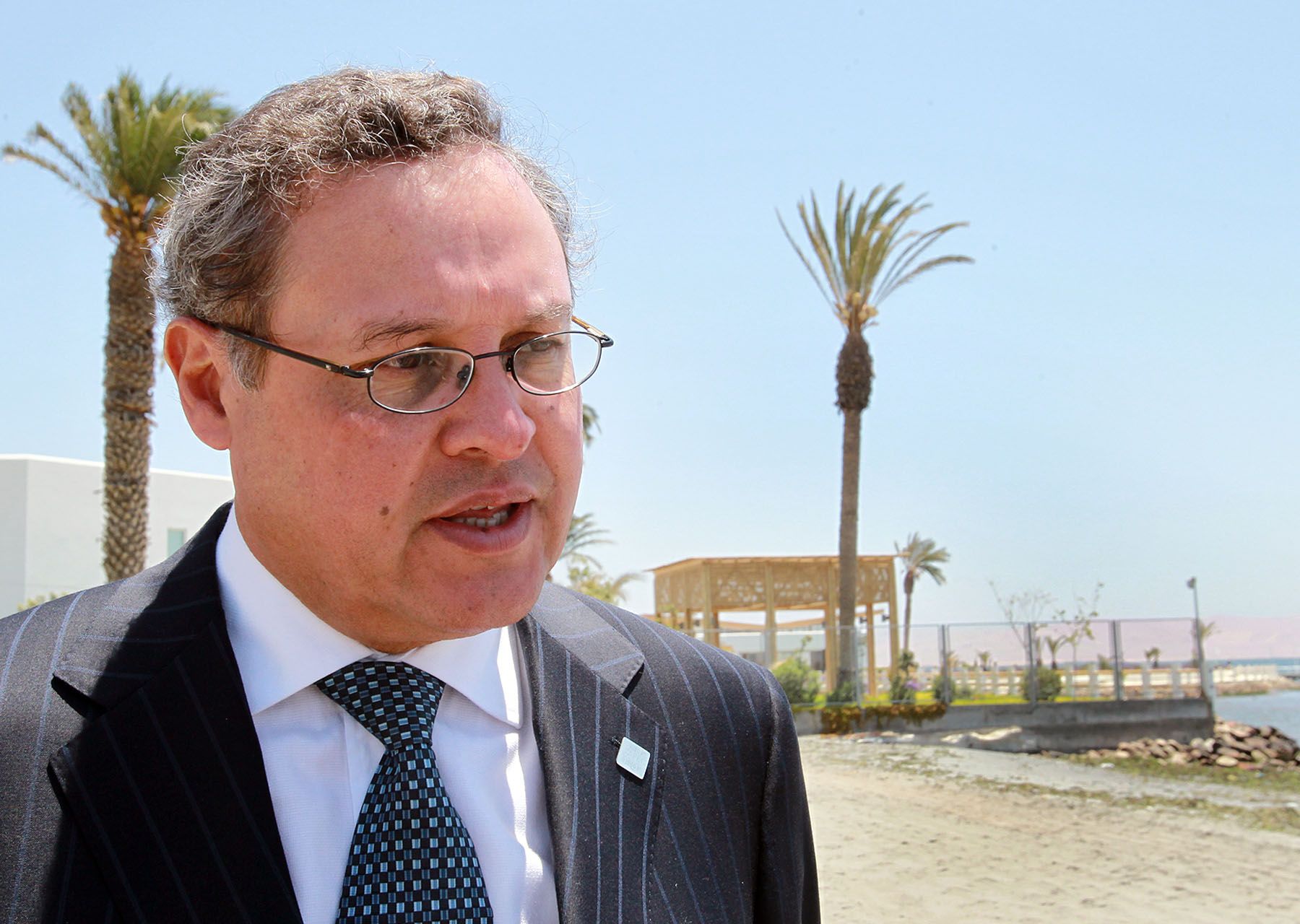 Luis Fueyo,Presidente de la Comisión Nacional de Areas Naturales Protegidas de Mexico,en la Clausura la Tercera Reunión Ministerial del APEC de los Océanos (AOMM3) en la Ciudad de Paracas en Ica. Foto: ANDINA/Carlos Lezama