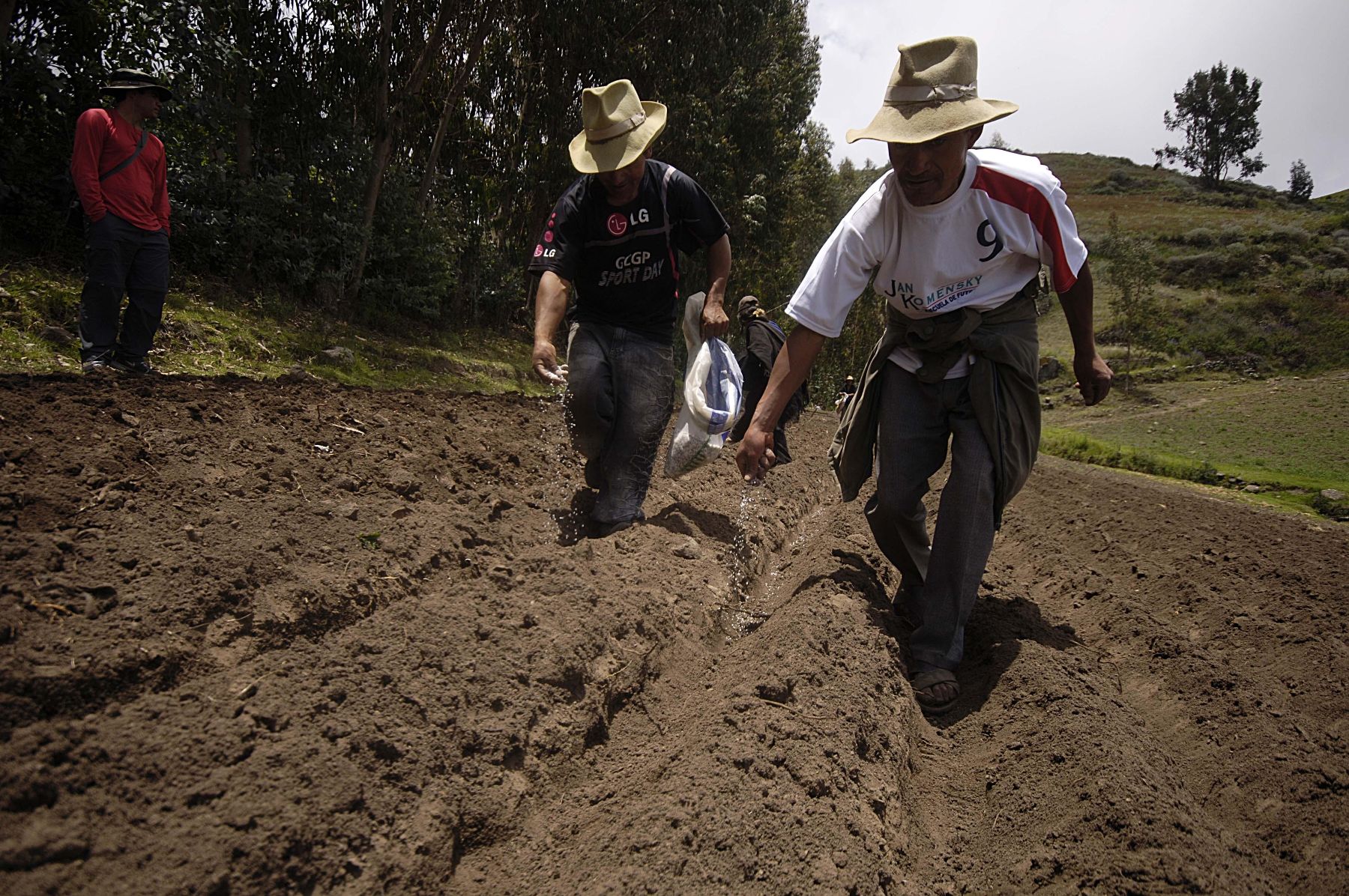 Agricultores.