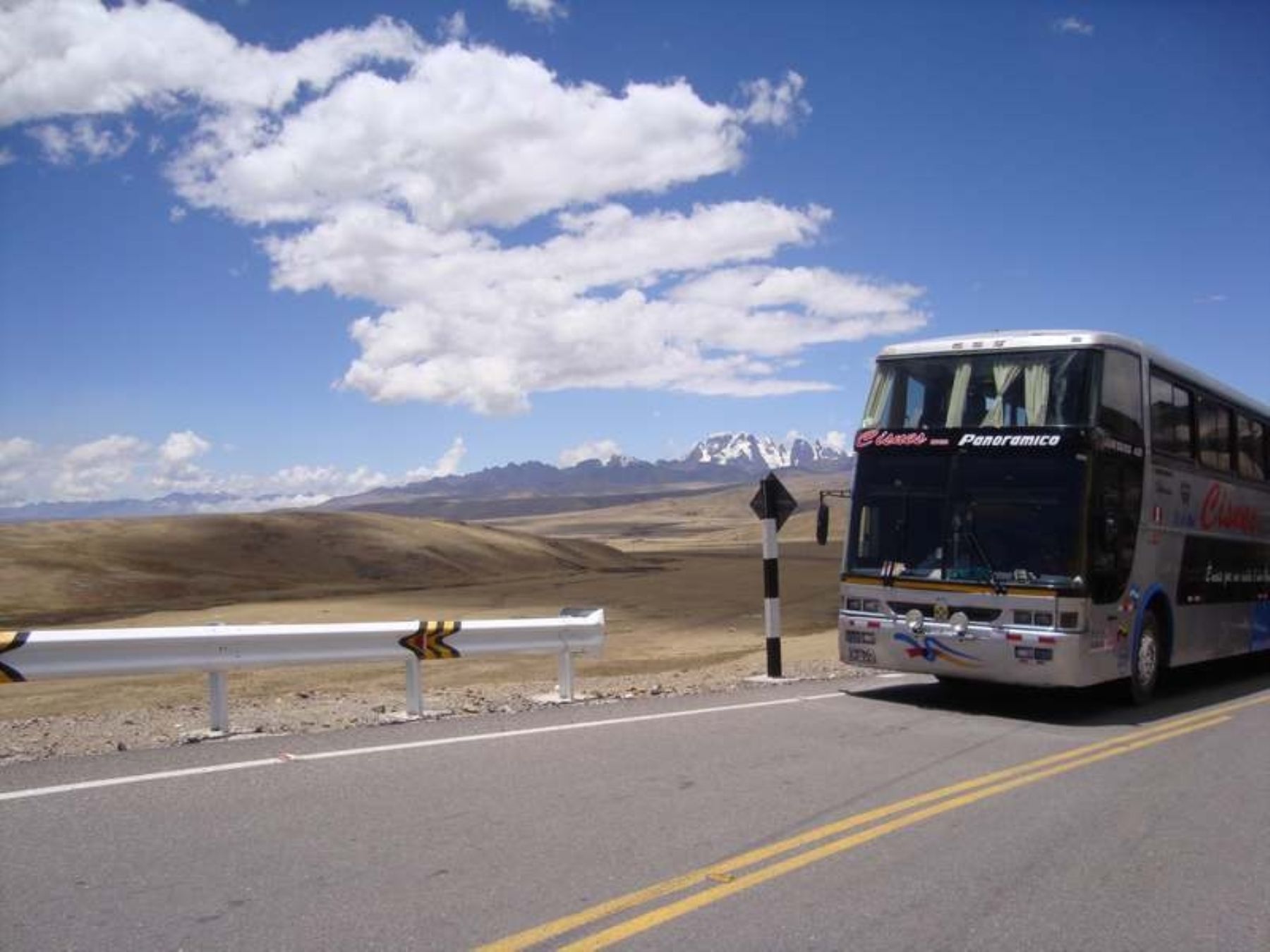 Strech 4 (Inambari - Azángaro) of the Southern Interoceanic Highway. Photo: ANDINA/Rocío Barja.