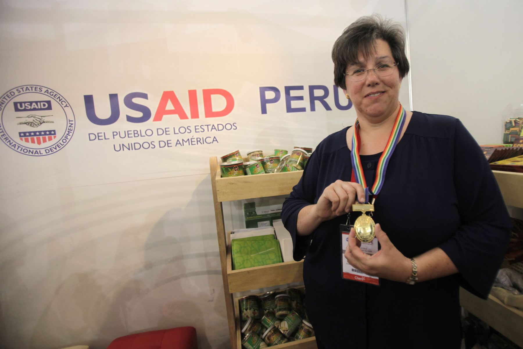 La Embajadora de los Estados Unidos, Rose M. Likins, en el encuentro CADE 2010 que se desarrola en la ciudad de Urubamba. Foto: ANDINA / Alberto Orbegoso