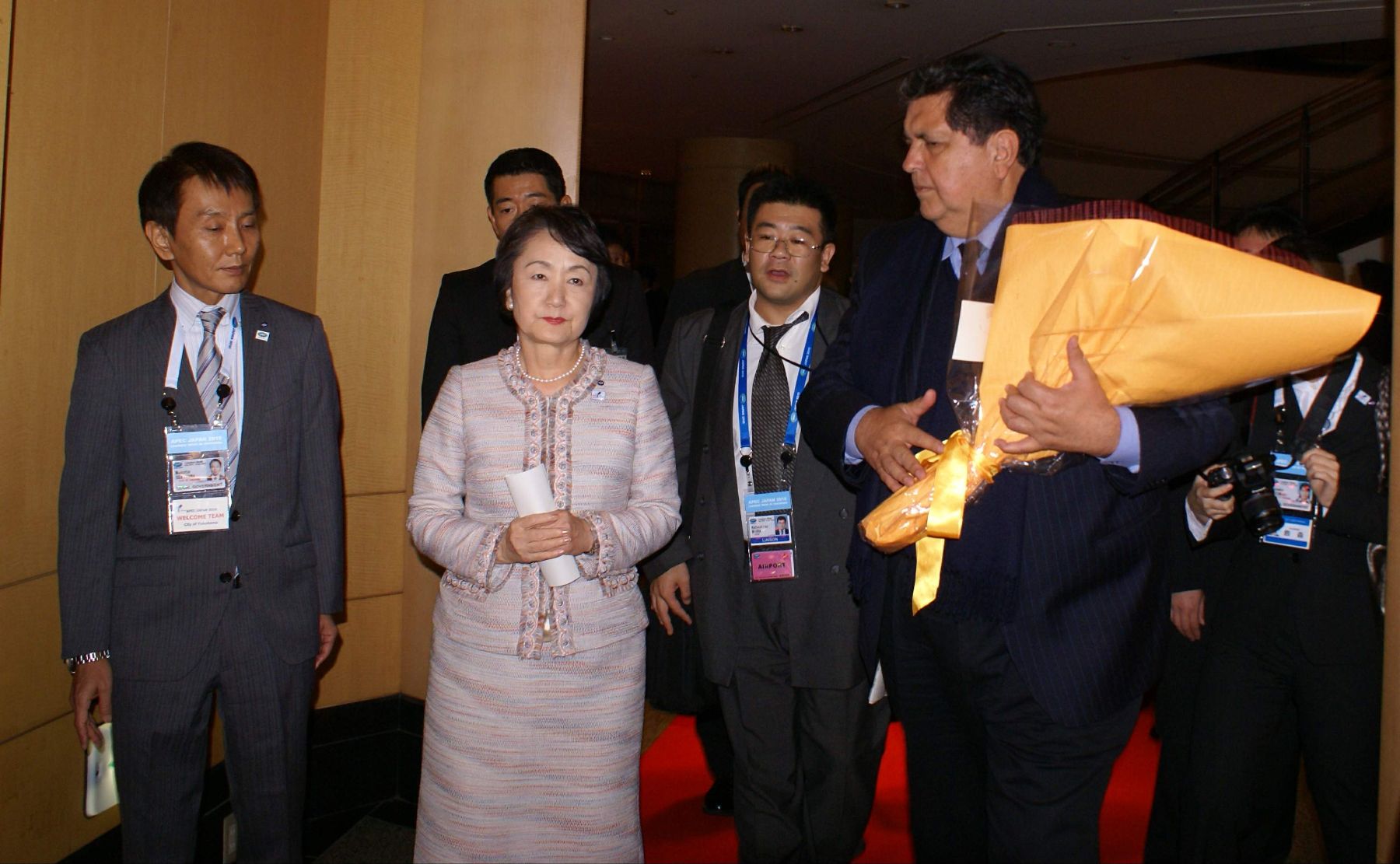 Presidente de la República, Alan García, arribó a Japón para participar en cita de APEC.
Foto: ANDINA /Embajada de Perú en Japón