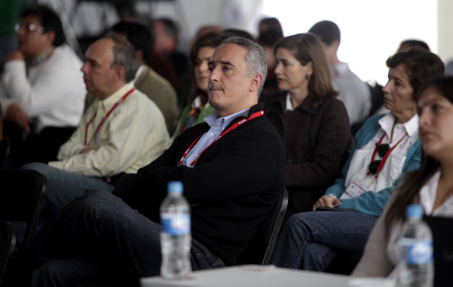 Presidente del Moviento Chimpum Callao, Alex Kouri, en la Conferencia Anual de Ejecutivos 2010, que se realiza en la ciudad de Urubamba. 
Foto: ANDINA/Alberto Orbegoso