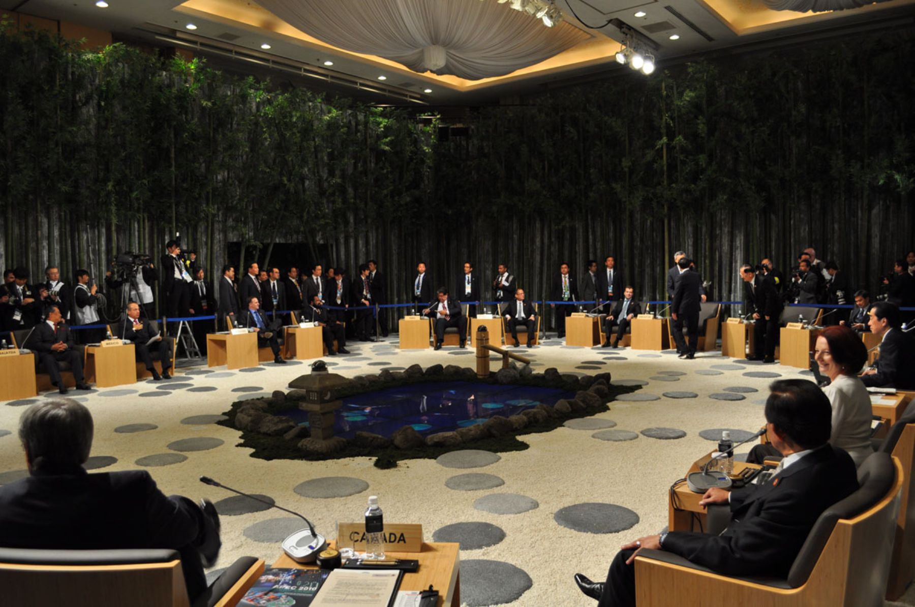 Jefe del Estado participa en reunión de Líderes con Consejo Consultivo de APEC.