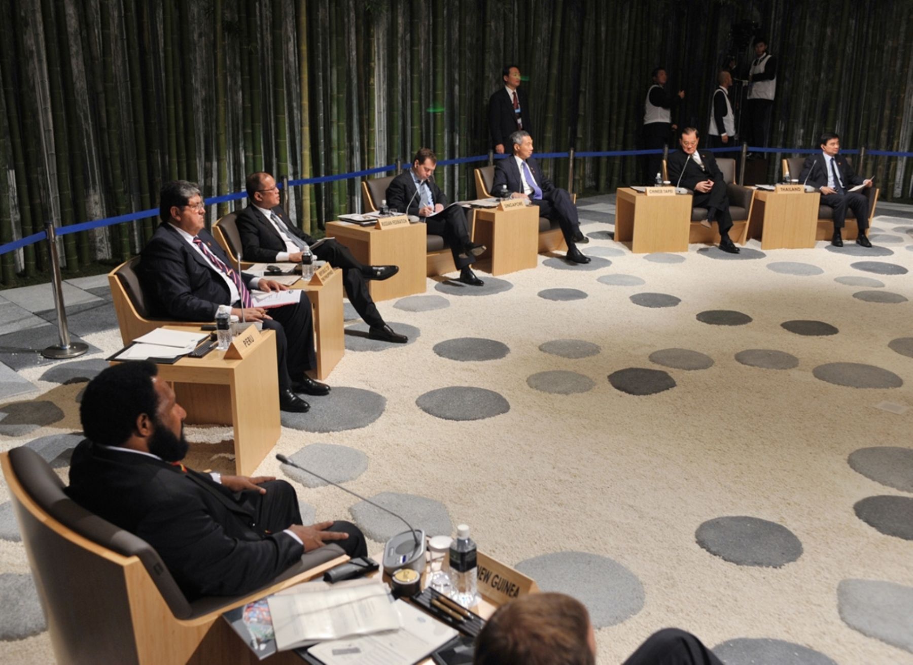 Presidente de la República, Alan García, participa en la primera sesión  del APEC Leaders