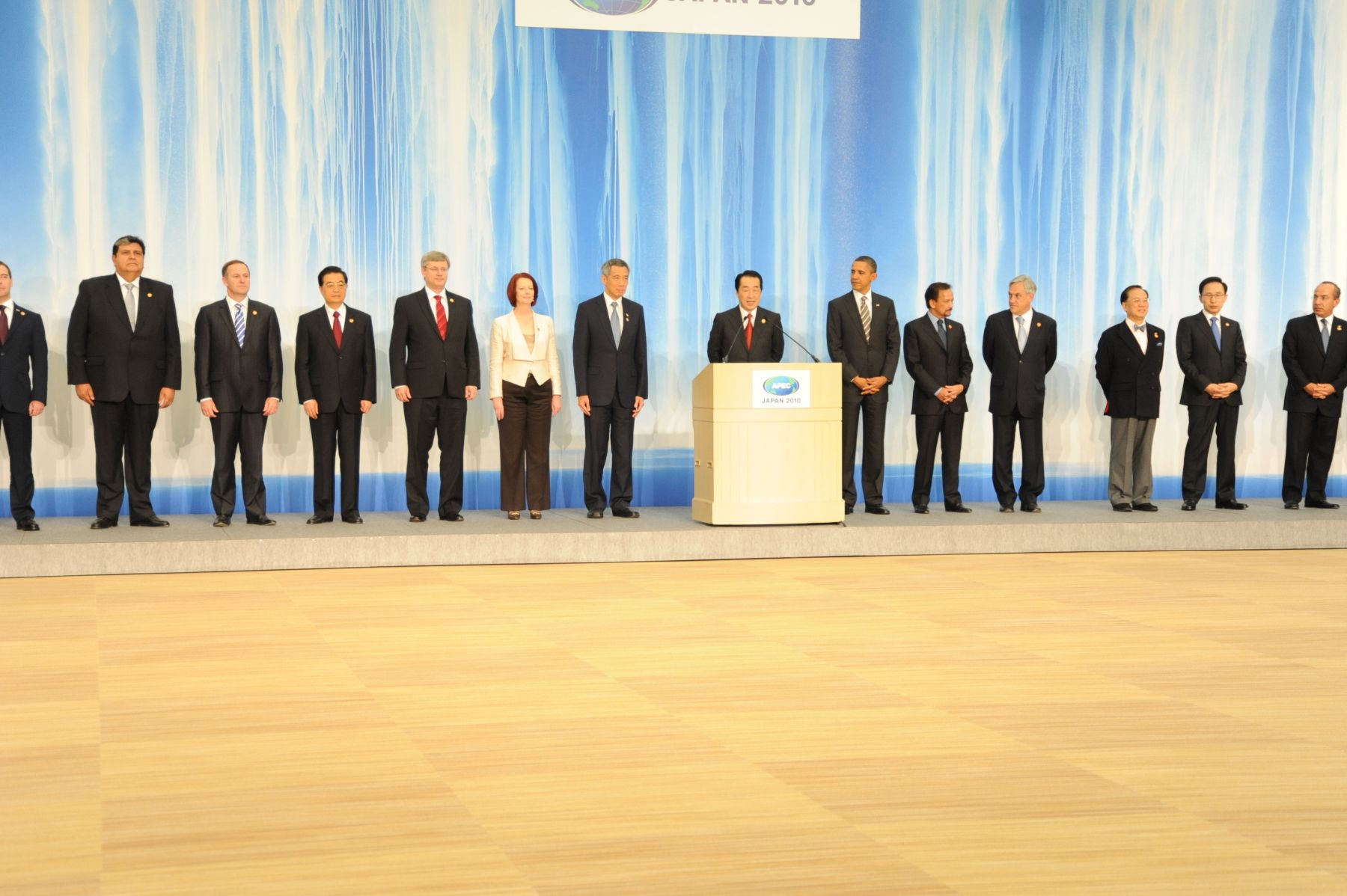 Jefe del Estado, Alan García, participó en firma de Declaración de APEC 2010.