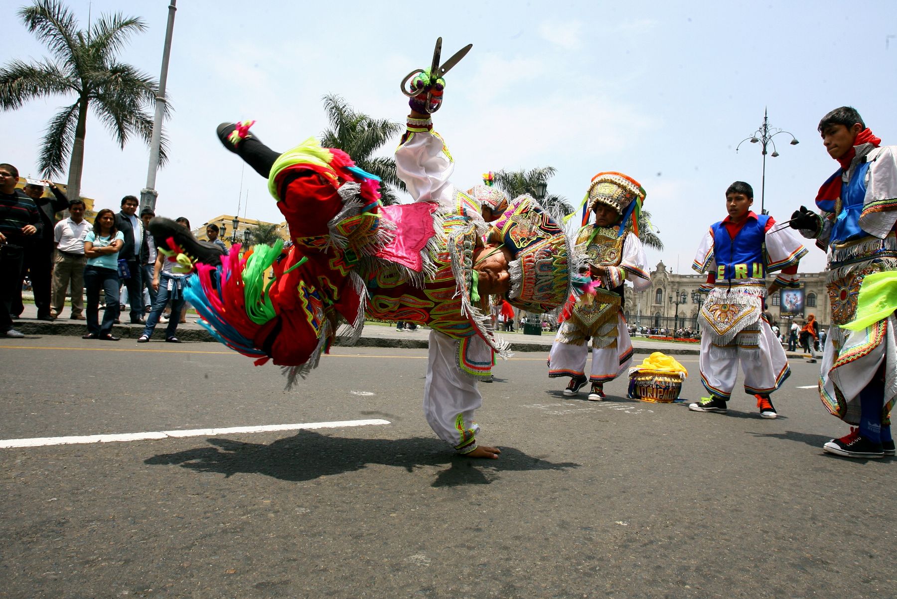 Danzantes de tijeras. Foto: ANDINA/Archivo/Víctor Palomino.