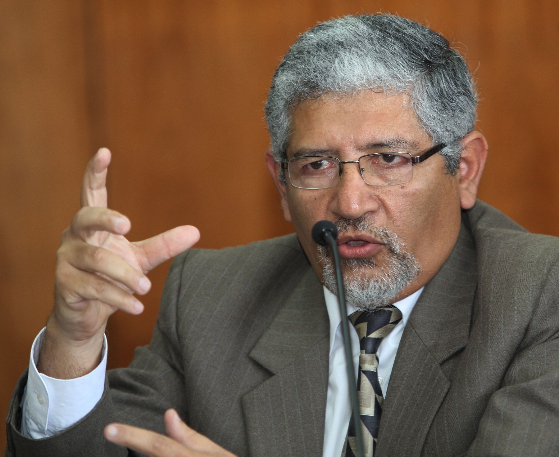 Héctor Lama More, presidente de la Corte Superior de Justicia de Lima. Foto: ANDINA/Norman Córdova.