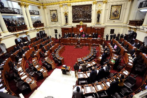Sesión del pleno del Congreso de la República. Foto: ANDINA/CDR.