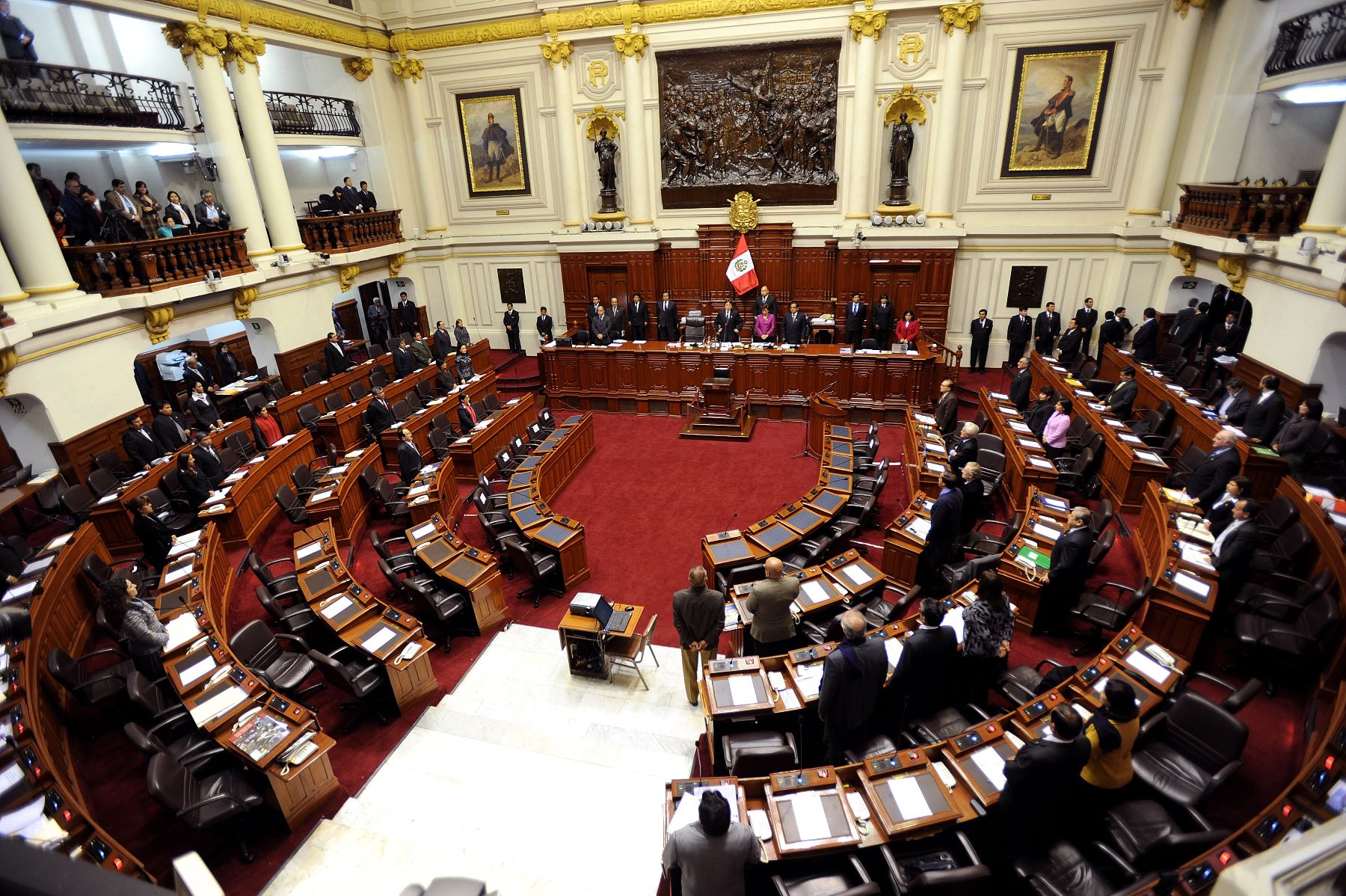 Sesión del pleno del Congreso de la República. Foto: ANDINA/CDR.