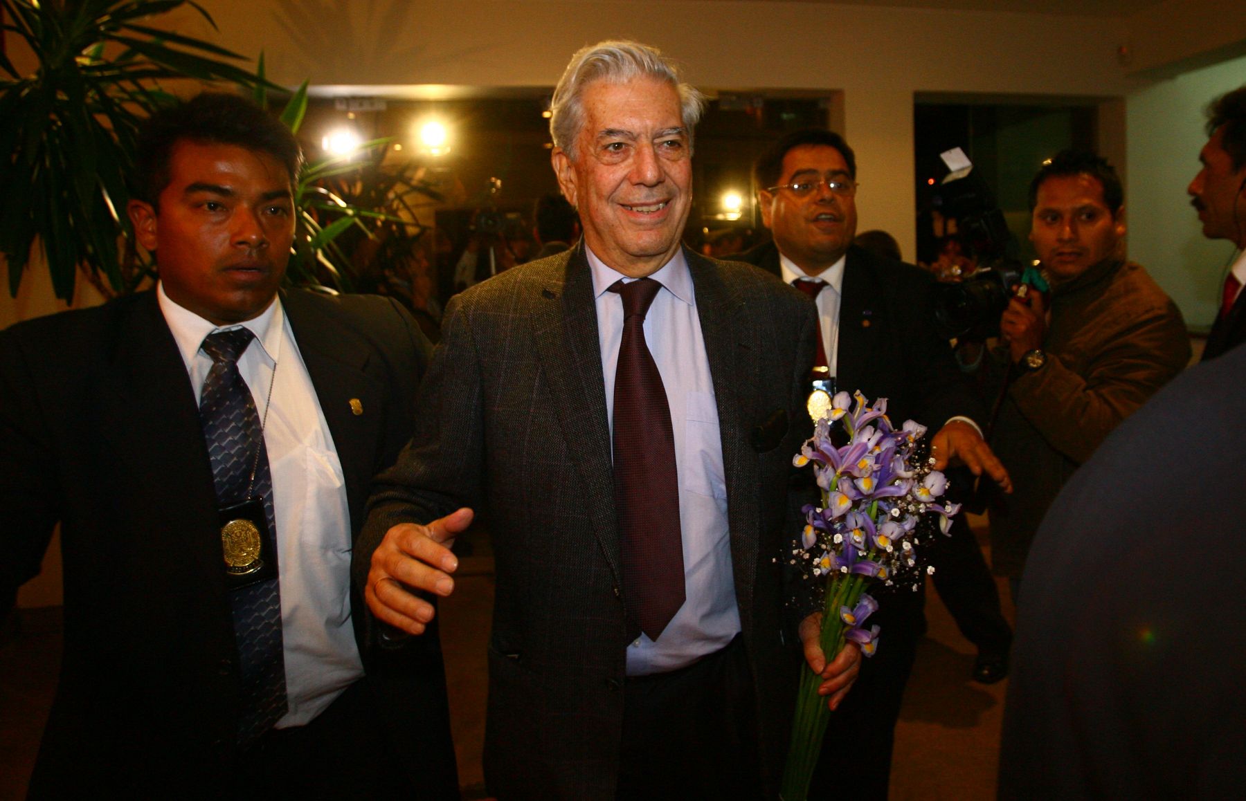 El escritor Mario Vargas Llosa .Foto: ANDINA/Foto: César García.