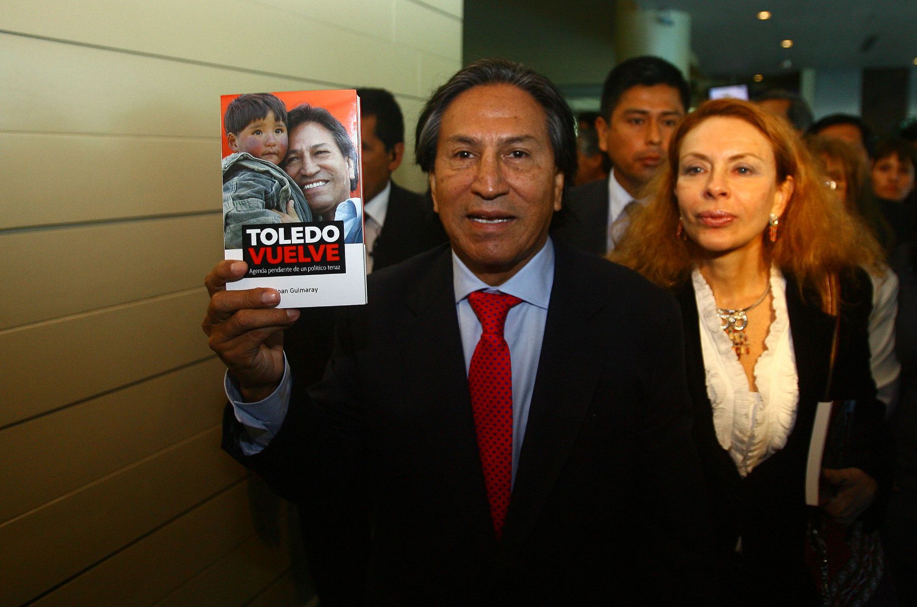 Expresidente Alejandro Toledo y su esposa, Eliane Karp. Foto: ANDINA/archivo.