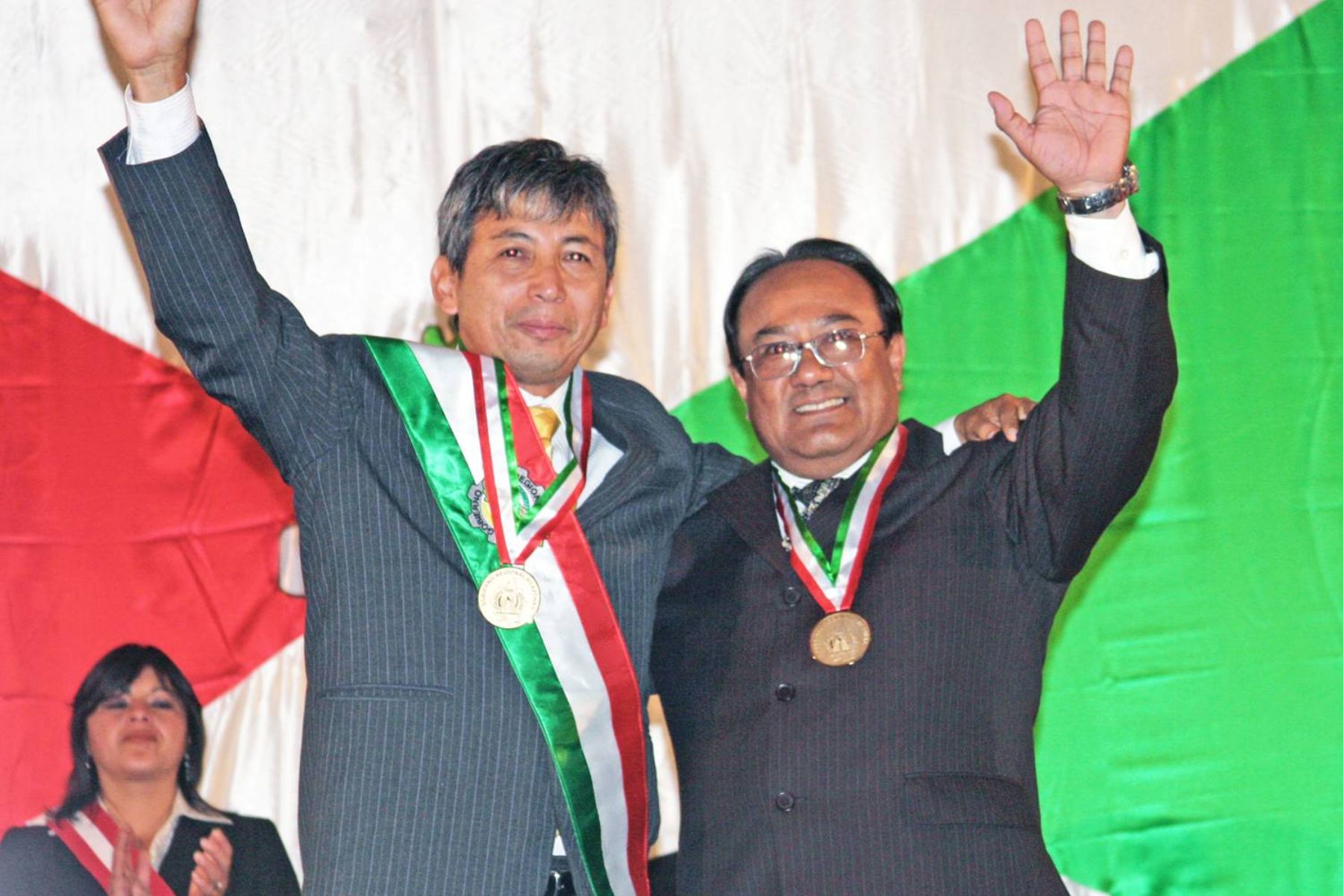 José Arista jura como presidente regional de Amazonas | Noticias | Agencia Peruana de Noticias Andina