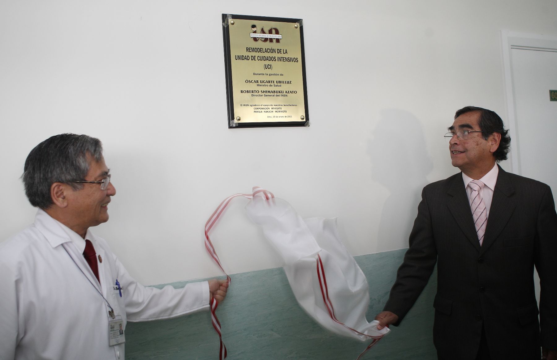 Ministro de Salud, Óscar Ugarte, inauguró remodelada unidad de cuidados intensivos del Instituto Nacional de Salud del Niño. Foto: ANDINA/Norman Córdova.