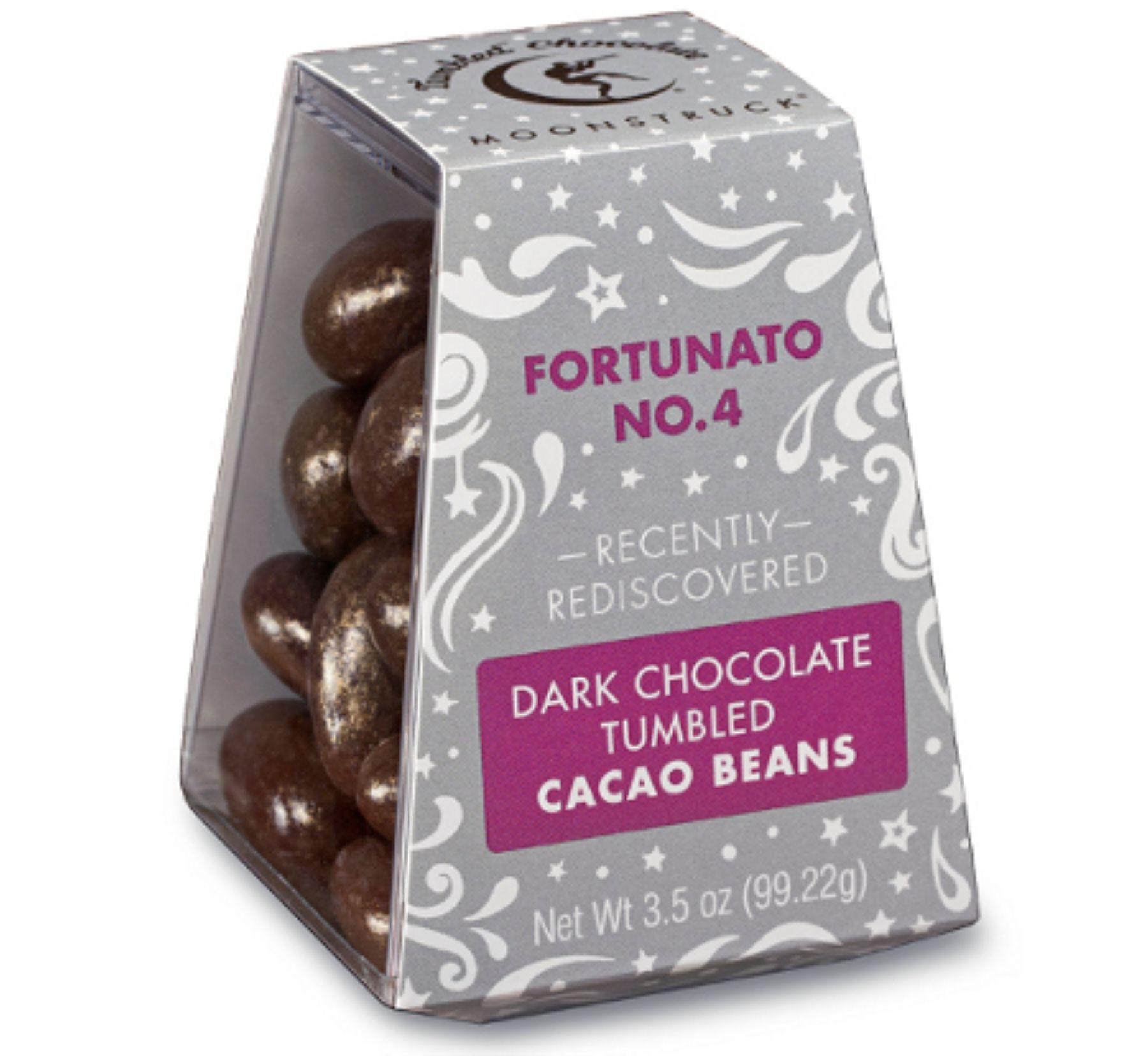 Fortunato Tumbled Dark Chocolate Beans. Photo:  Moonstruck Chocolate Co.