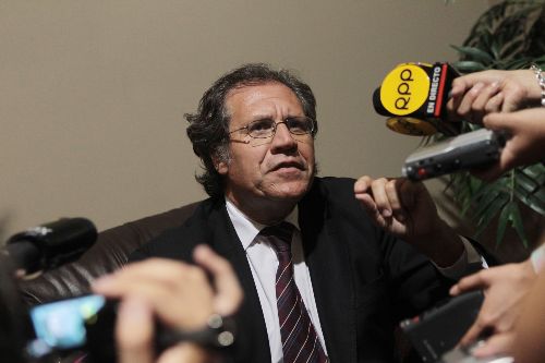 Canciller de Uruguay, Luis Almagro participa en almuerzo organizado por la Cámara de Comercio de Lima.Foto:ANDINACarlos Lezama