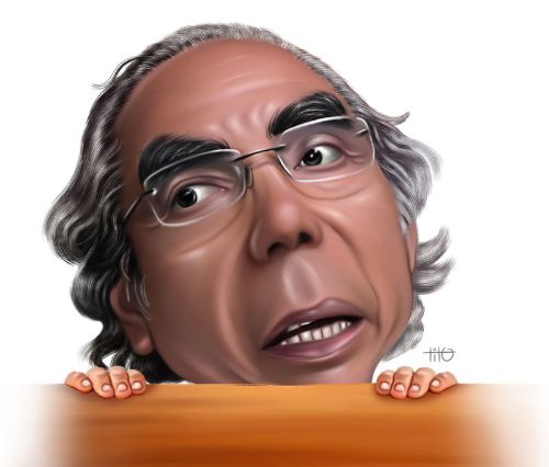 Modesto Montoya. Caricatura: Tito Piqué