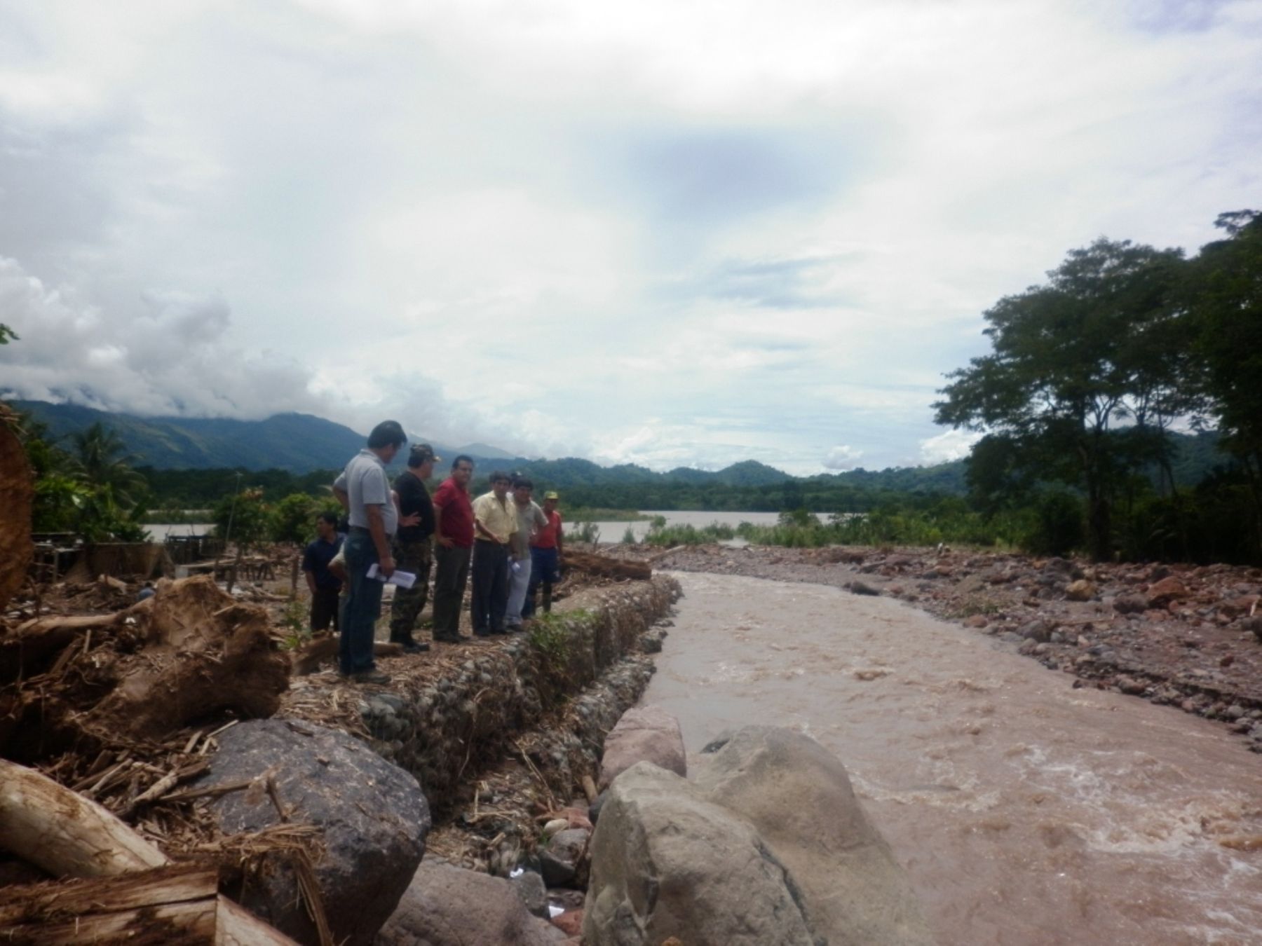 Intensas lluvias provocan crecida de ríos en Ayacucho. Foto: Gobierno Regional de Ayacucho.