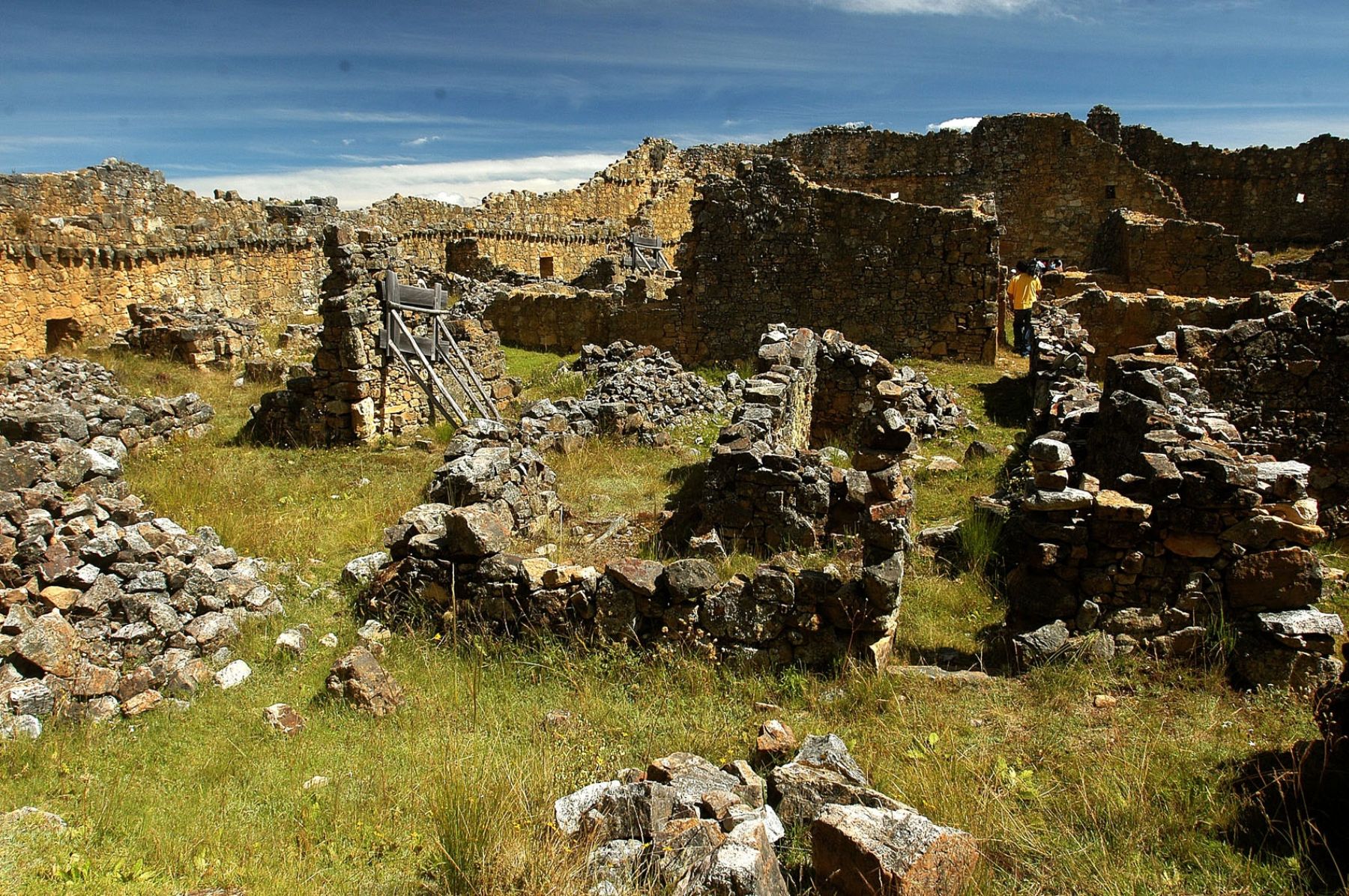 Complejo arqueológico de Marcahuamachuco, en la sierra de La Libertad. Foto: ANDINA/Difusión.