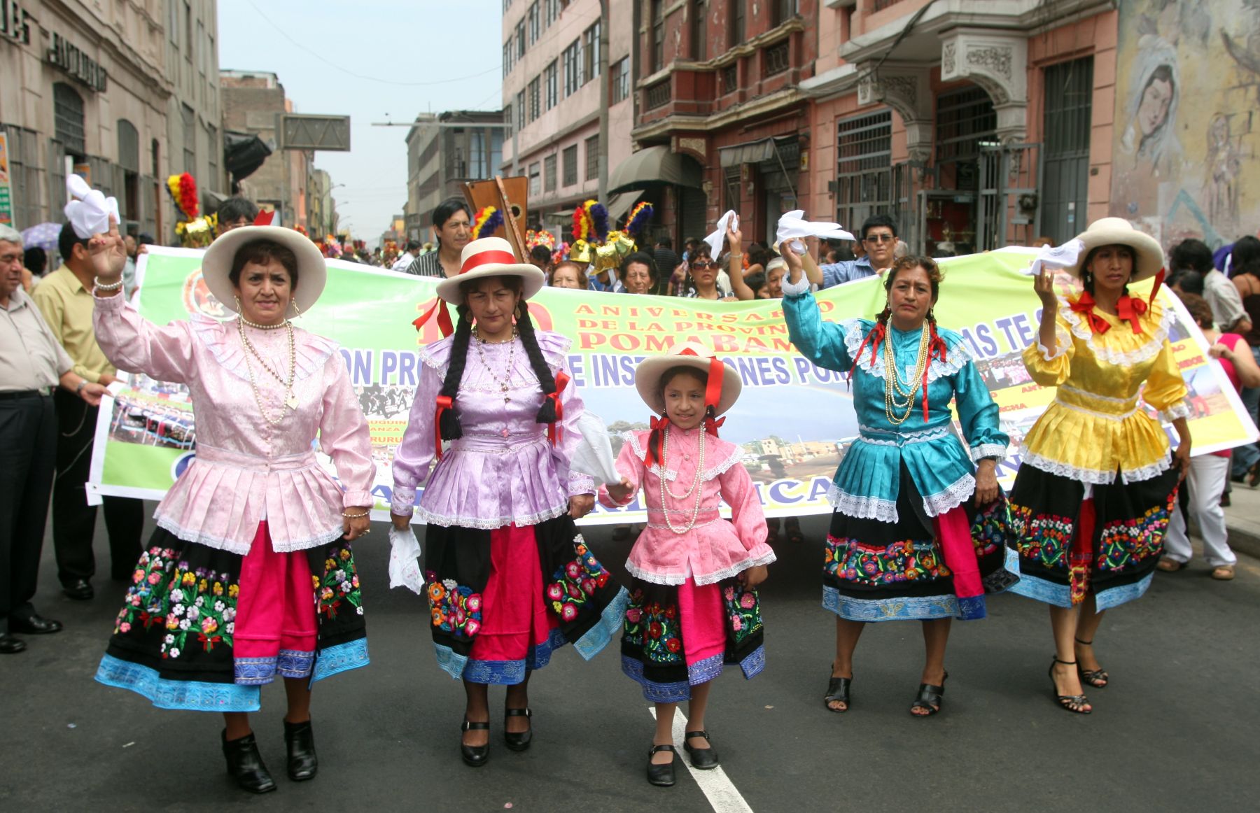 Pasacalle. Foto: ANDINA/Hector Vinces.