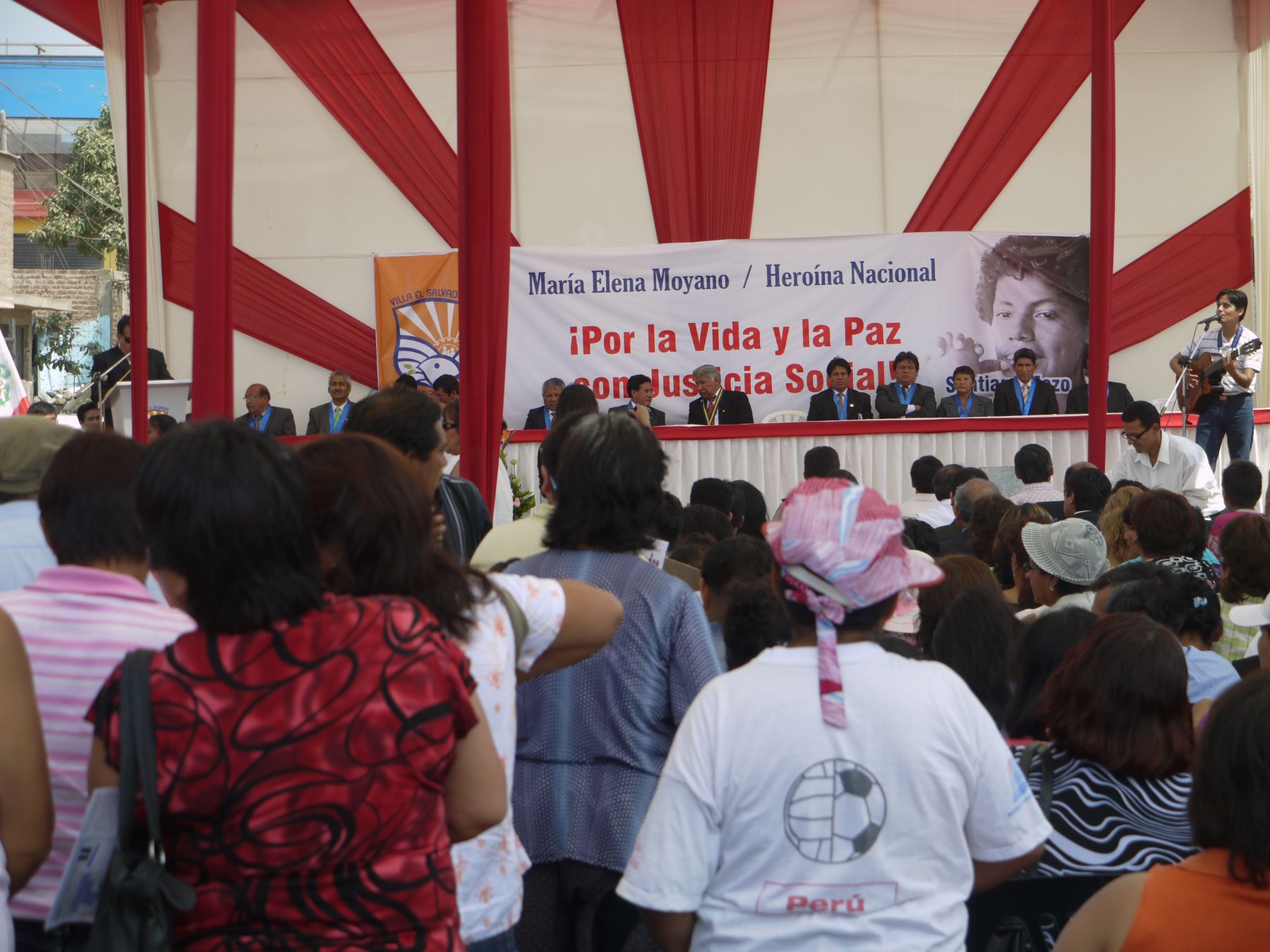 Villa El Salvador volverá a rendir homenaje a su teniente alcaldesa, lideresa social y heroína de la paz, María Elena Moyano, asesinada por Sendero Luminoso hace 21 años. ANDINA/Difusión