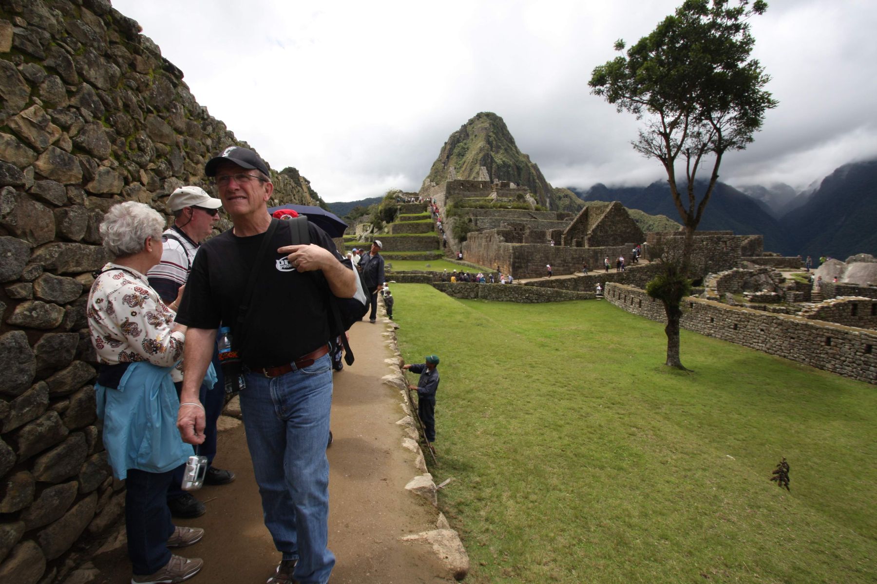 Turistas en la ciudadela incaica de Machu Picchu. Foto: ANDINA/Percy Hurtado.