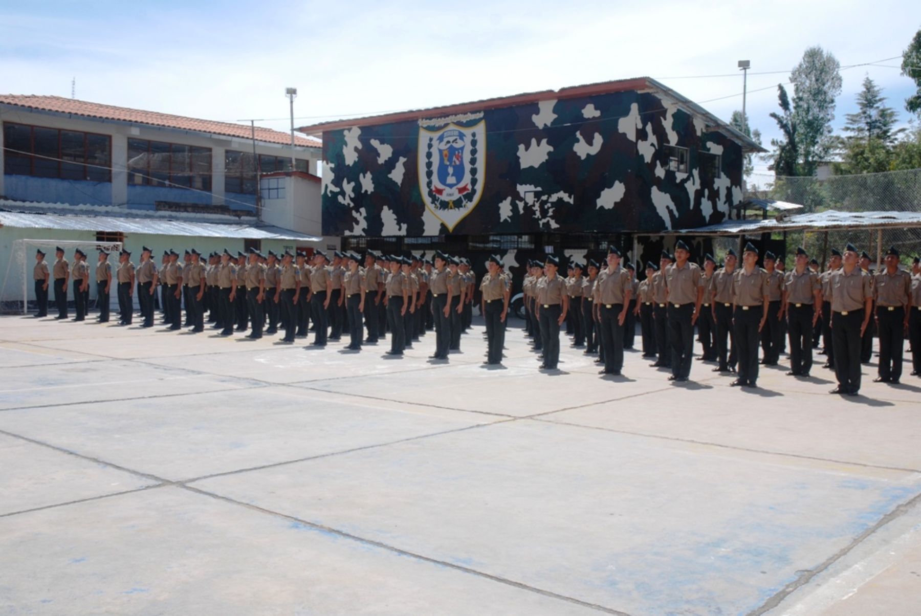 Escuela Técnica de la Policía Nacional del Perú en Cajamarca. Foto: ANDINA / Eduard Lozano.
