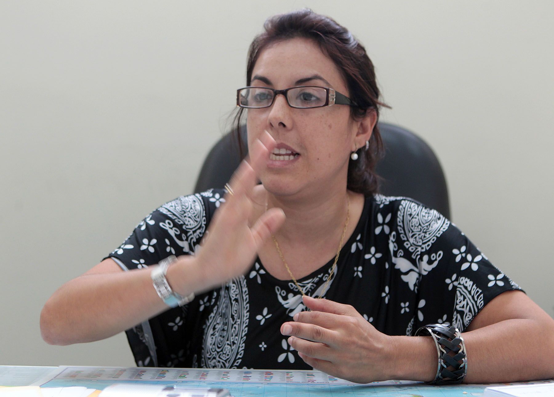 Jessica Tantaleán, gerenta del Programa Especial Metropolitano de Transporte No Motorizado. Foto: ANDINA/Carlos Lezama