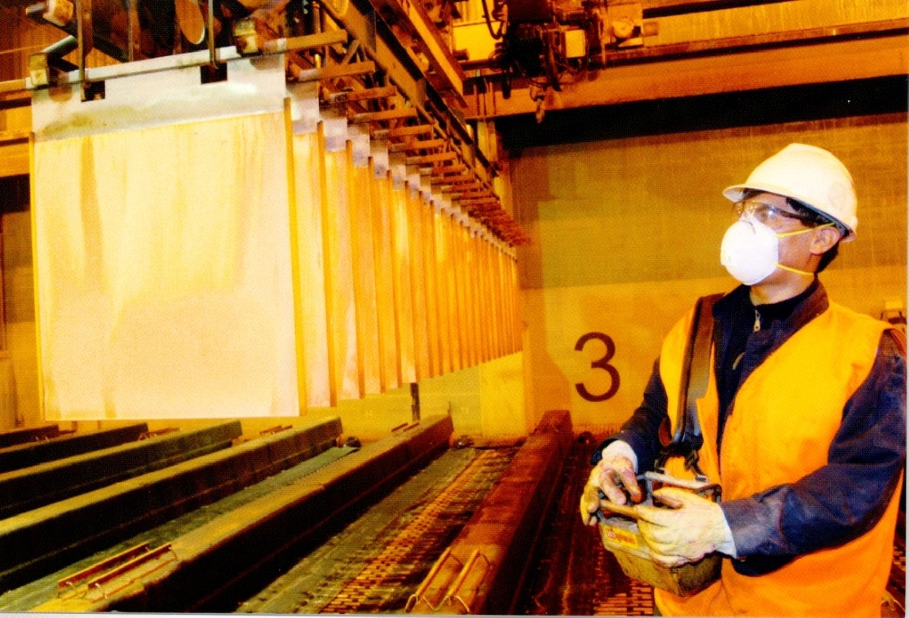 Producción de cátodos de cobre para la exportación. ANDINA/Difusión