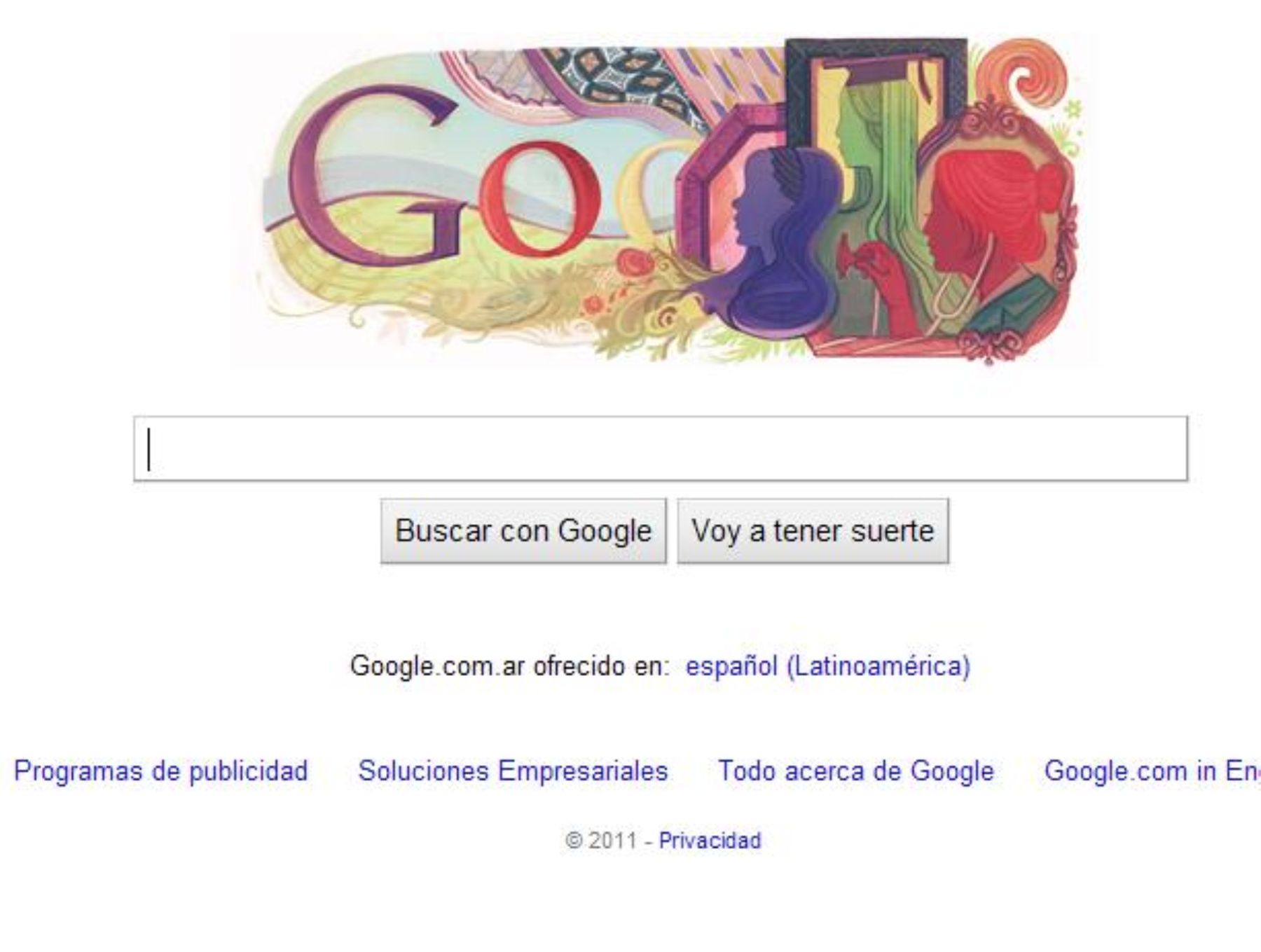 Google cambia su logo para celebrar el Día Internacional de la Mujer con un  doodle especial | Noticias | Agencia Peruana de Noticias Andina