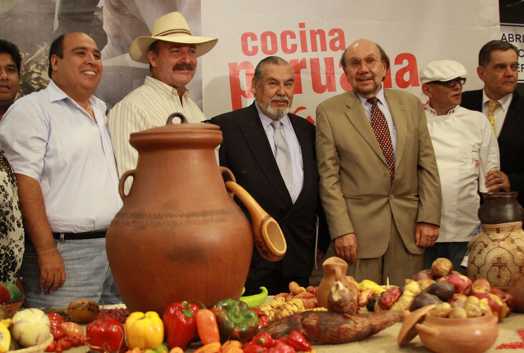 Ministro de Cultura, Juan Ossio, presenta programa "Todos juntos por nuestra comida" en Museo de la Nación.Foto:ANDINA/Jessica Vicente