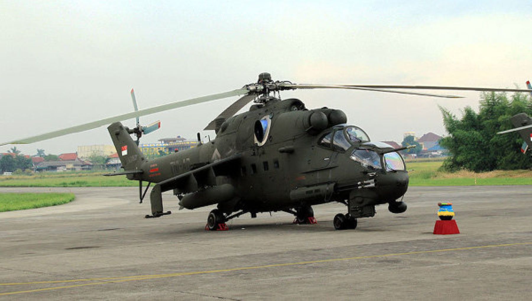 Helicópteros de combate MI-35P. Foto: ANDINA/Internet.