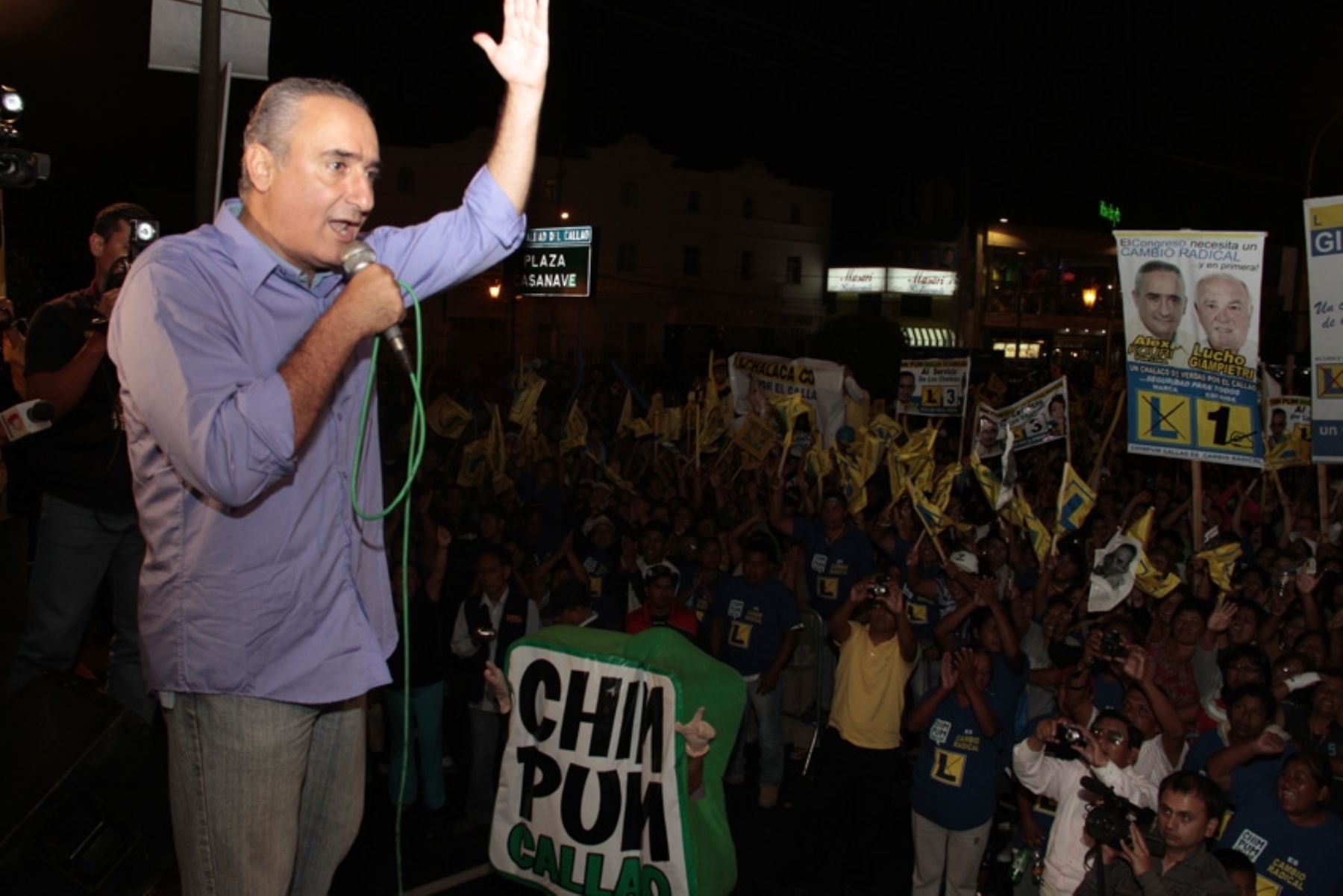 Cambio Radical cerró campaña hacia el Congreso con mitin en el Callao |  Noticias | Agencia Peruana de Noticias Andina