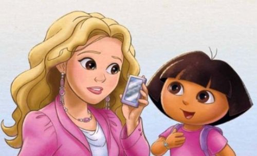 Shakira y Dora, la exploradora