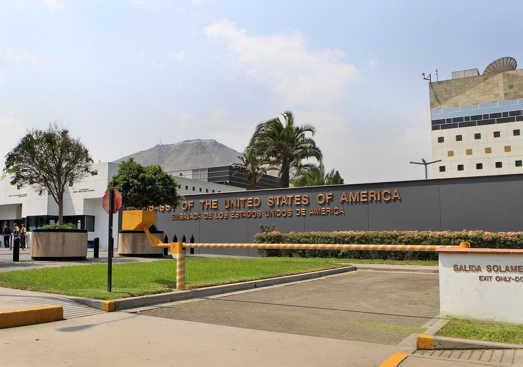Embajada de los Estados Unidos de Norteamerica.Foto: ANDINA/Carlos Lezama