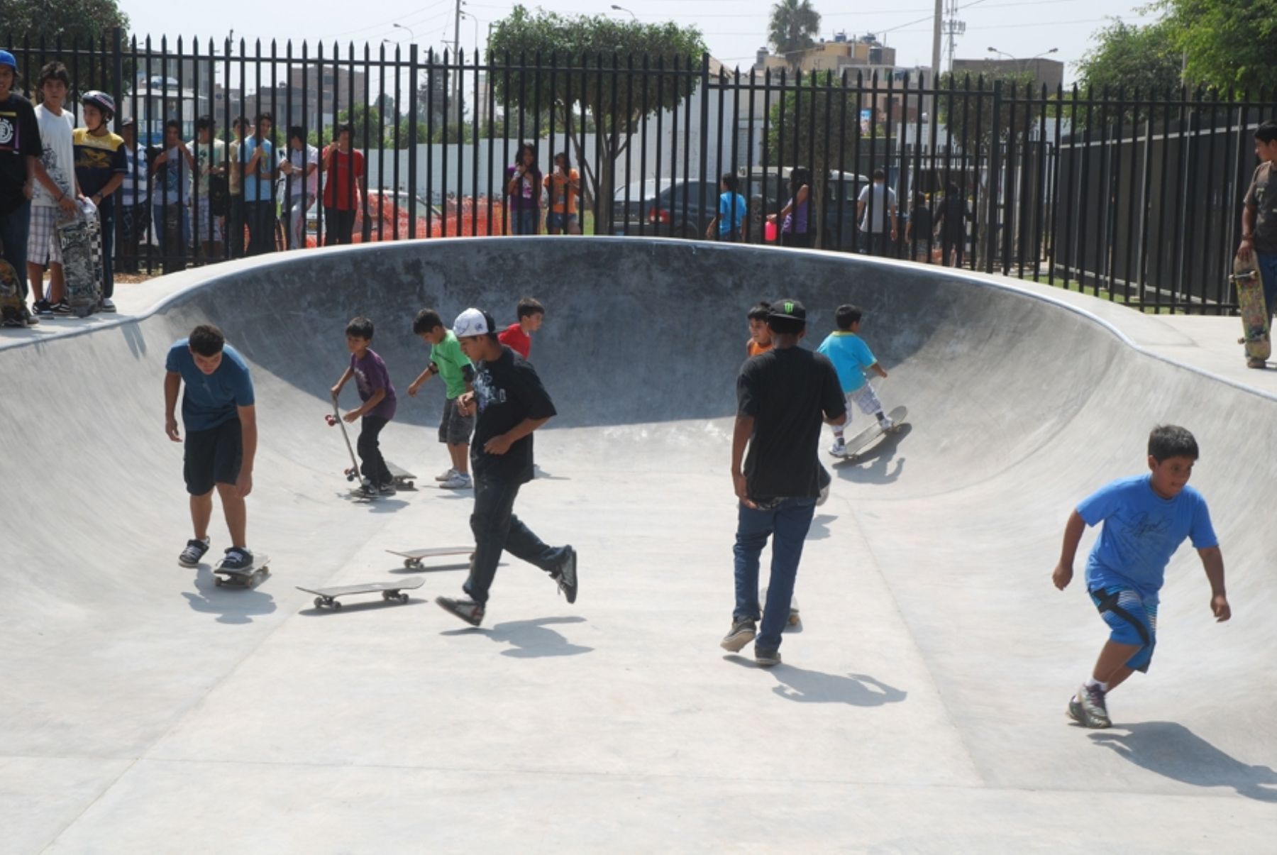 Surco ya cuenta con un skate park. Foto: Difusión