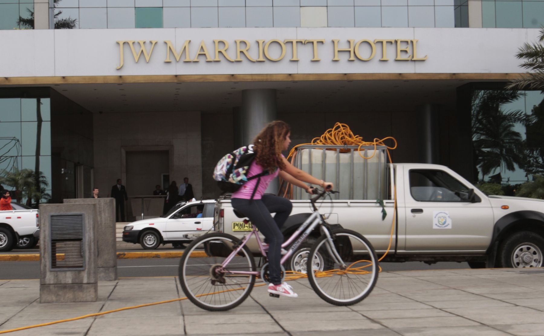 Hotel Marriot donde se realizará el debate presidencial.Foto: ANDINA/Jack Ramón.