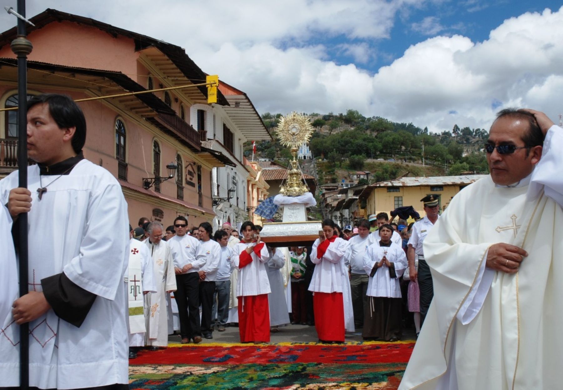 Procesión del Corpus Christi. Foto: ANDINA / Eduard Lozano.