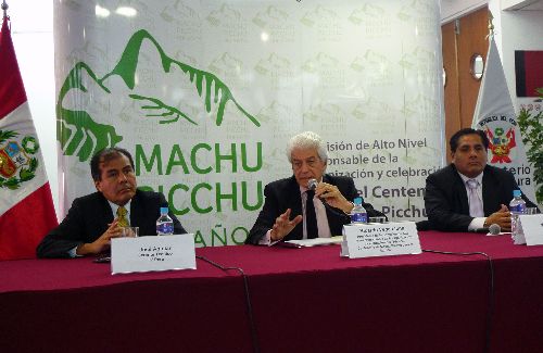 Comisión de alto nivel responsable de la organización del centenario de Machu Picchu da detalles técnicos sobre la transmisión del evento. Foto: ANDINA.