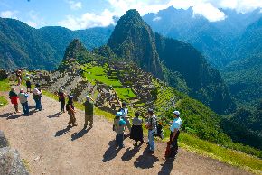 Tourists in Machu Picchu. ANDINA/archivo