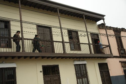 Entregan restaurada la histórica Casa del Balcón Corrido en el Rímac. Foto: Andina/ Difusión