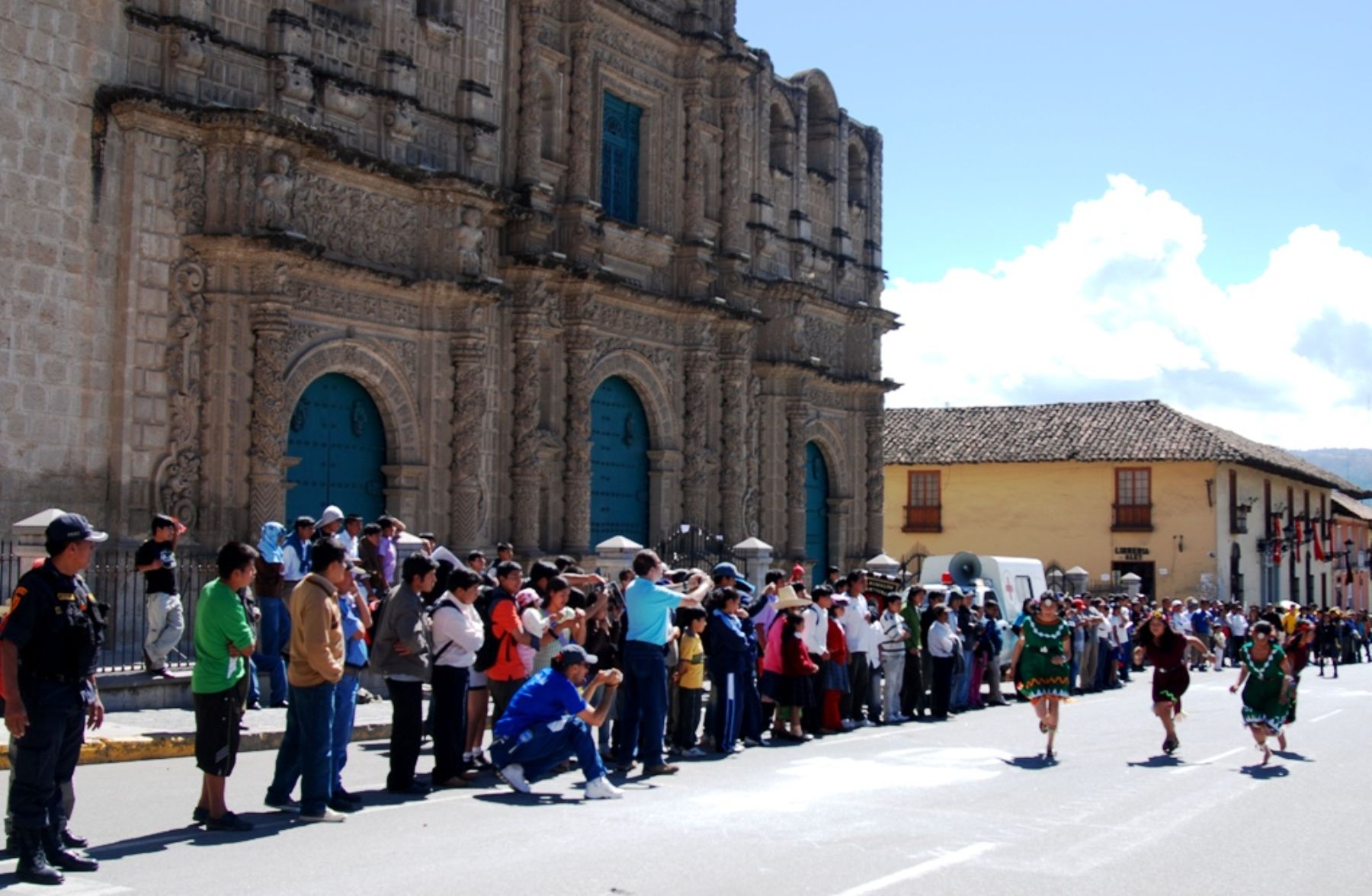 Escolares cajamarquinos participaron en Chasqui Raymi. Foto: ANDINA / Eduard Lozano.