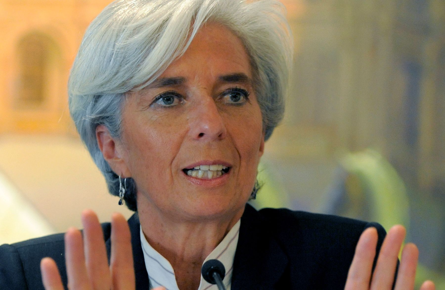 IMF Managing Director Christine Lagarde. Photo: ANDINA/Internet.