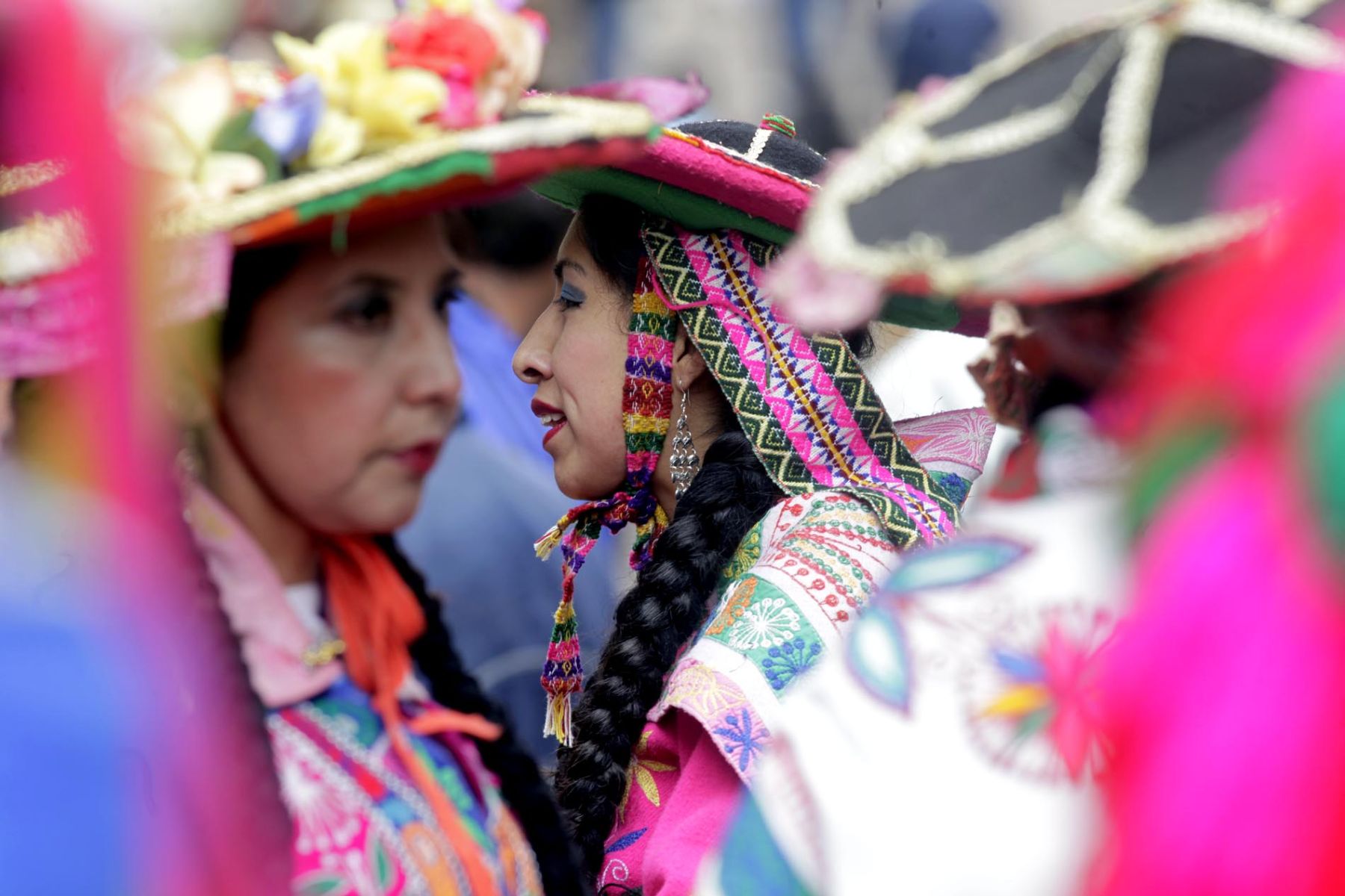 Pasacalle por la conmemoración del centenario del descubrimiento científico de Machu Picchu, en la Plaza de Armas de Cusco.
Foto: ANDINA/Alberto Orbegoso