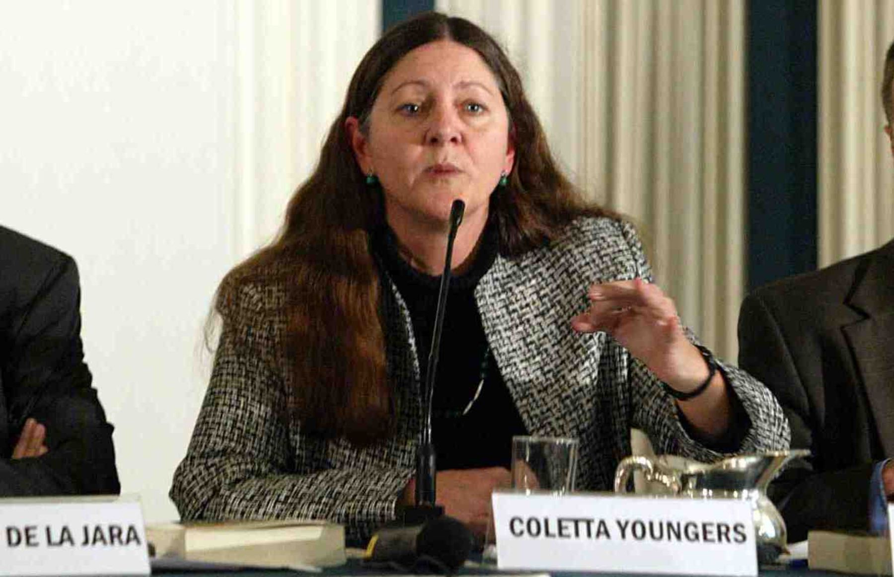 Senior Associate with the Washington Office on Latin America (WOLA), Coletta Youngers